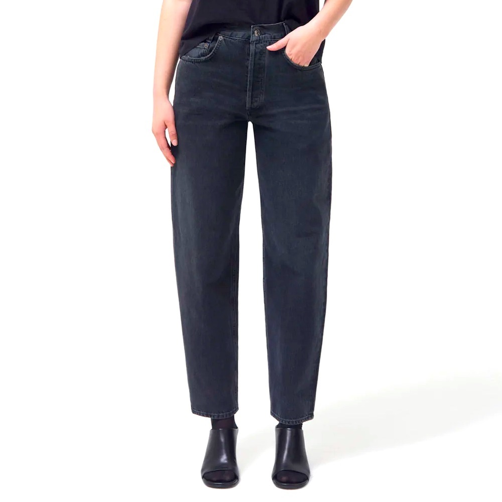 AGOLDE tapered high rise baggy jean